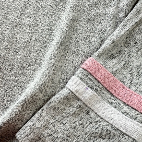 George Girls Grey Basic Long Sleeve Knot Tie Hem Tee Shirt Size 6 - Picture 6 of 6